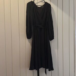 Kensie Womens Chiffon Fit & Flare Dress